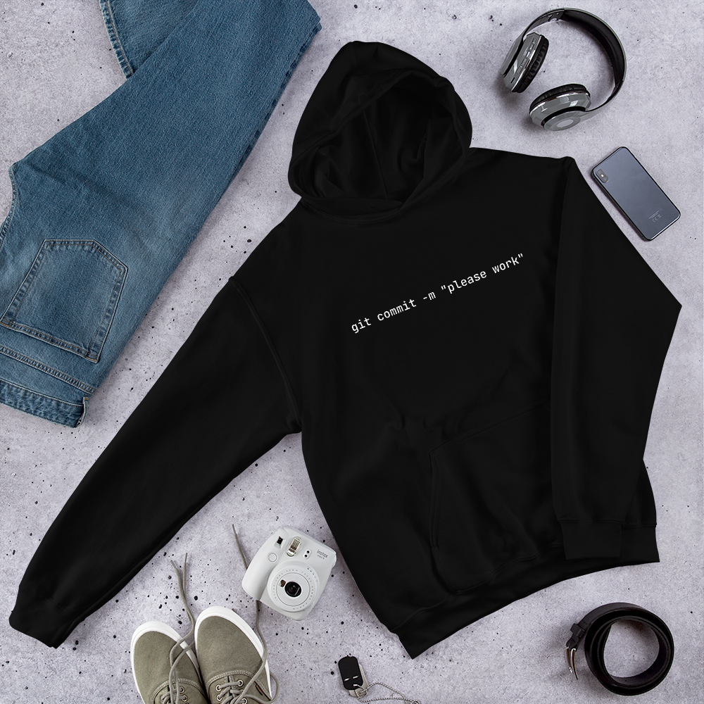 git commit -m "please work" Hoodie