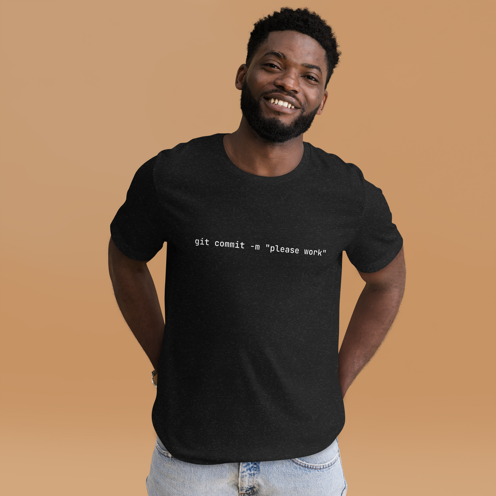 git commit -m "please work" T-shirt