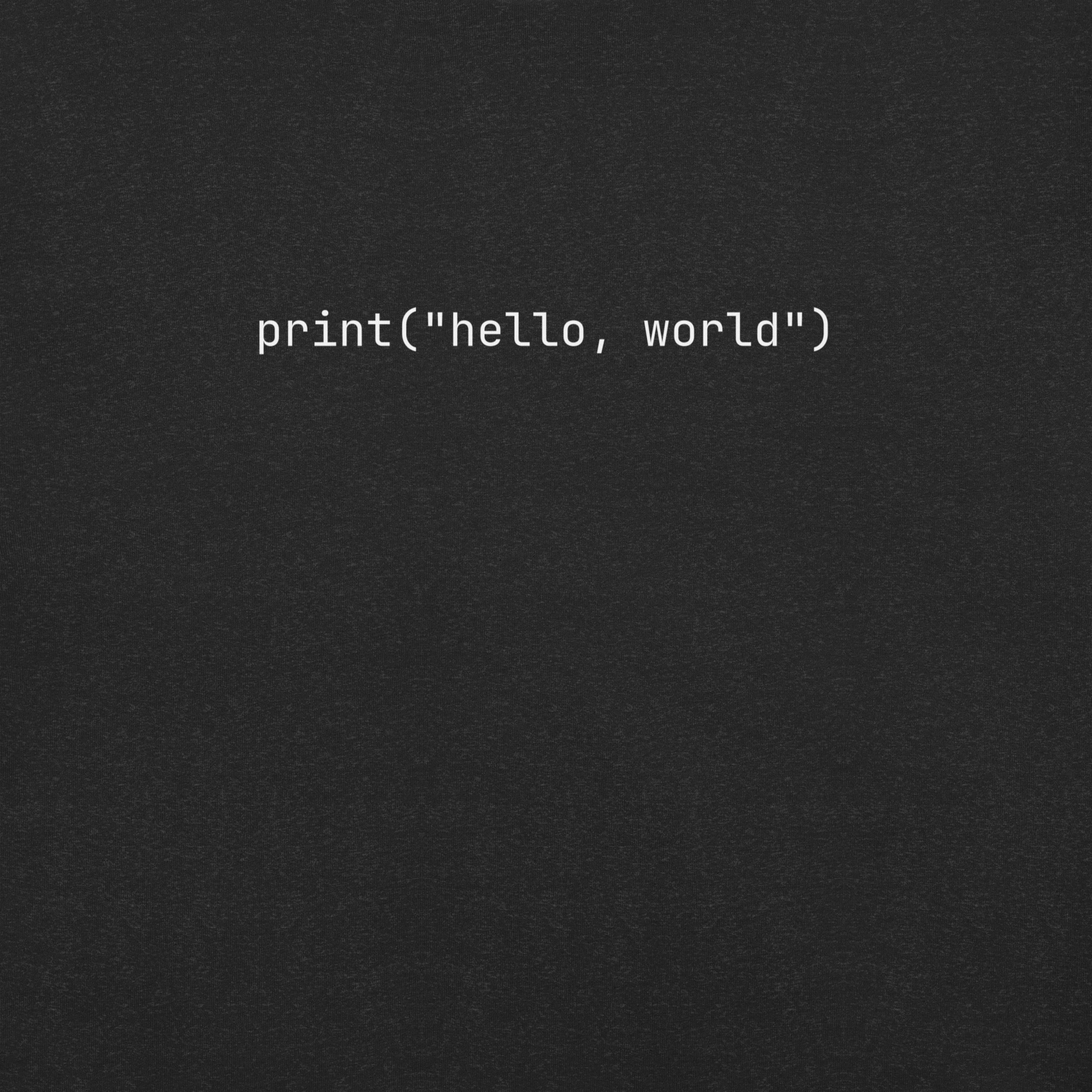 hello, world T-shirt